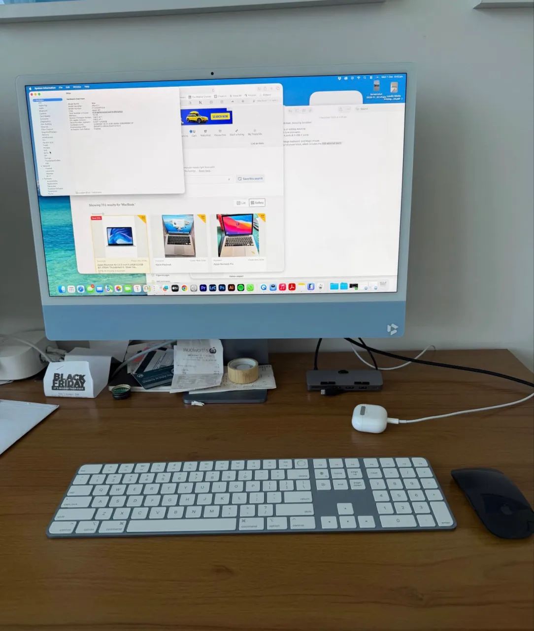 iMac 24 M1 16GB RAM 512GB SSD Retina 4.5K + Magic Keyboard e Mouse - Foto 2