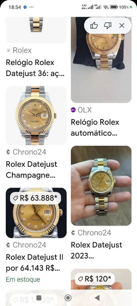 Relógio Rolex automático vidro safira original  - Foto 2