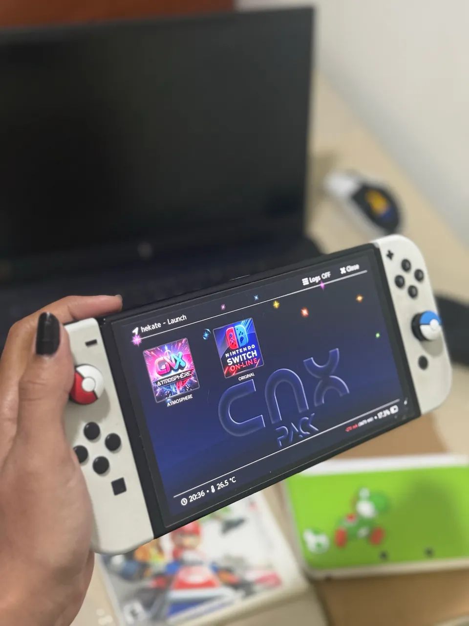 Nintendo Switch OLED desbloqueado - 128GB - Foto 3