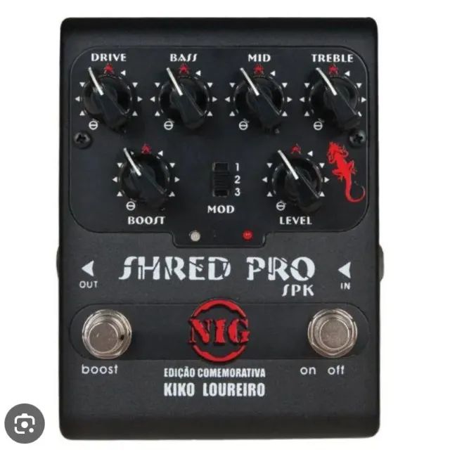 Pedal NIG Shred Pro SPK Assinado 
