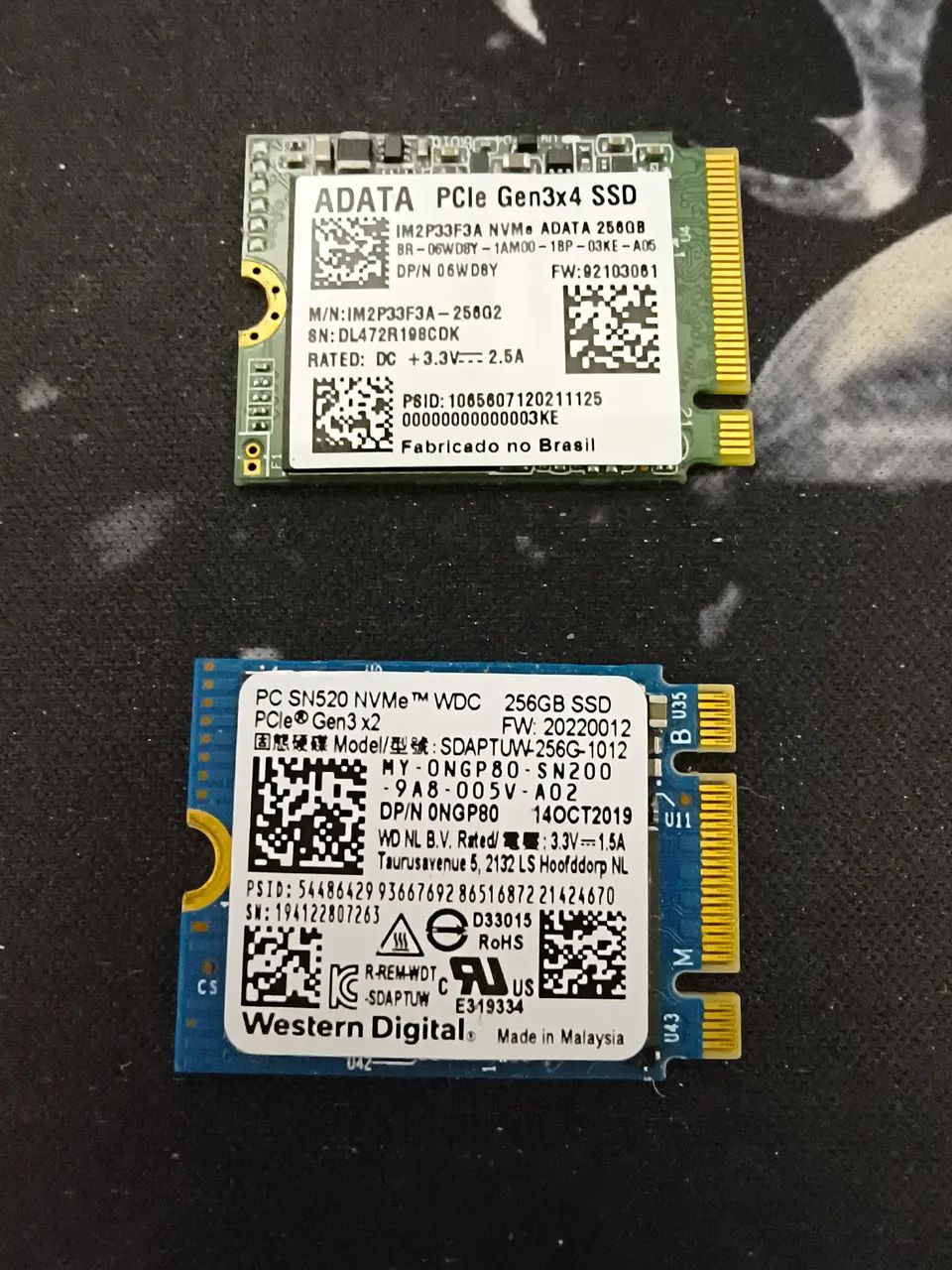 SSD nvme 256gb