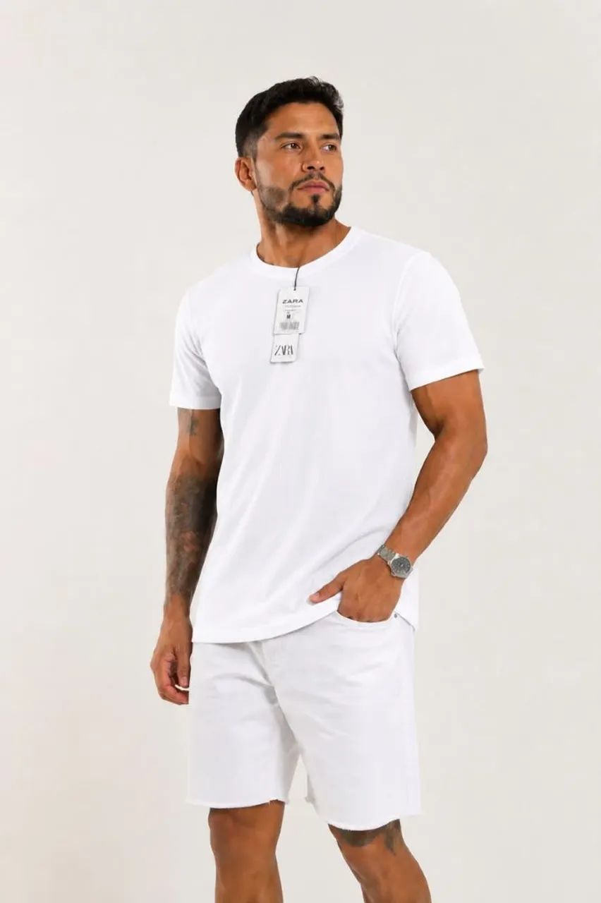 Camisas básicas para vcs que curtir um básico bem feito alta qualidade texturizadas - Foto 3