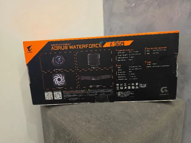 Water Cooler Gigabyte Aorus Waterforce II 360, ARGB, 360mm - Foto 3