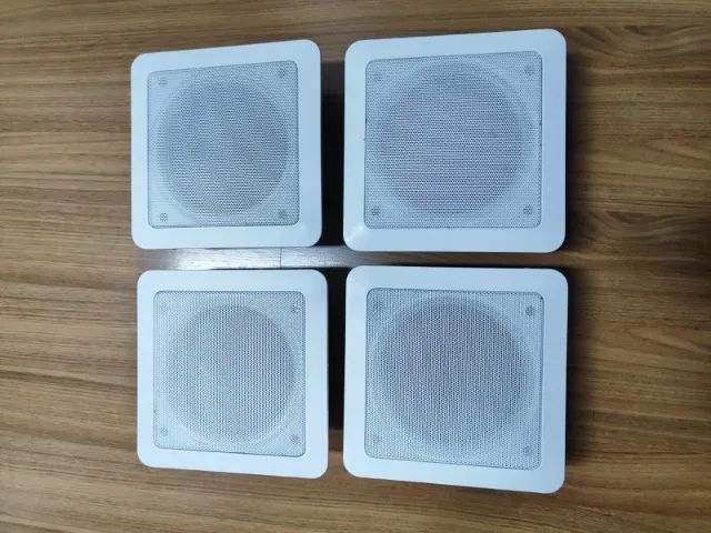 Kit 4 Caixas De Som Arandela Natts 5 Polegadas Branca - Foto 4
