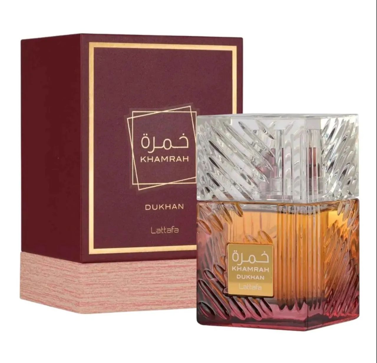 perfume Lattafa Khamrah Dukhan Eau de Parfum. 