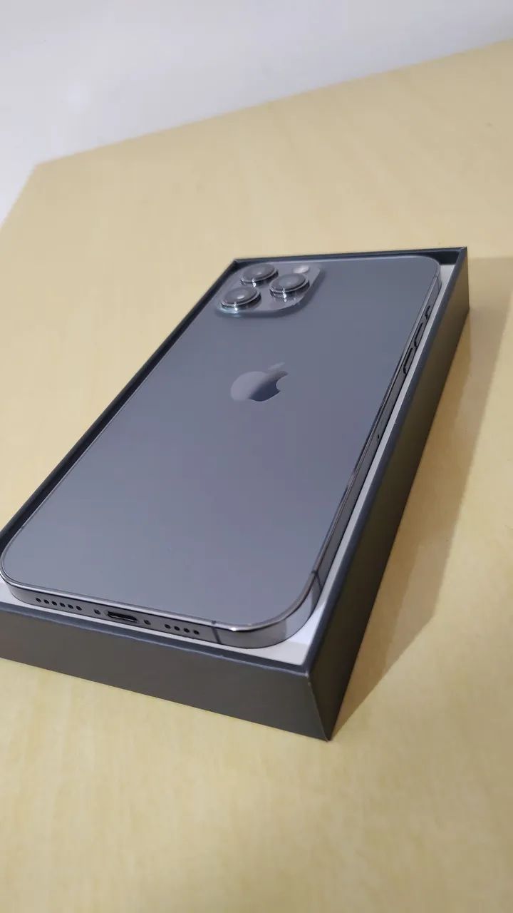 iPhone12 Pro Max 256GB 黒 Apple iPhone 12 Pro Max 256GB 5G - Vitrine - Tela Super Retina XDR