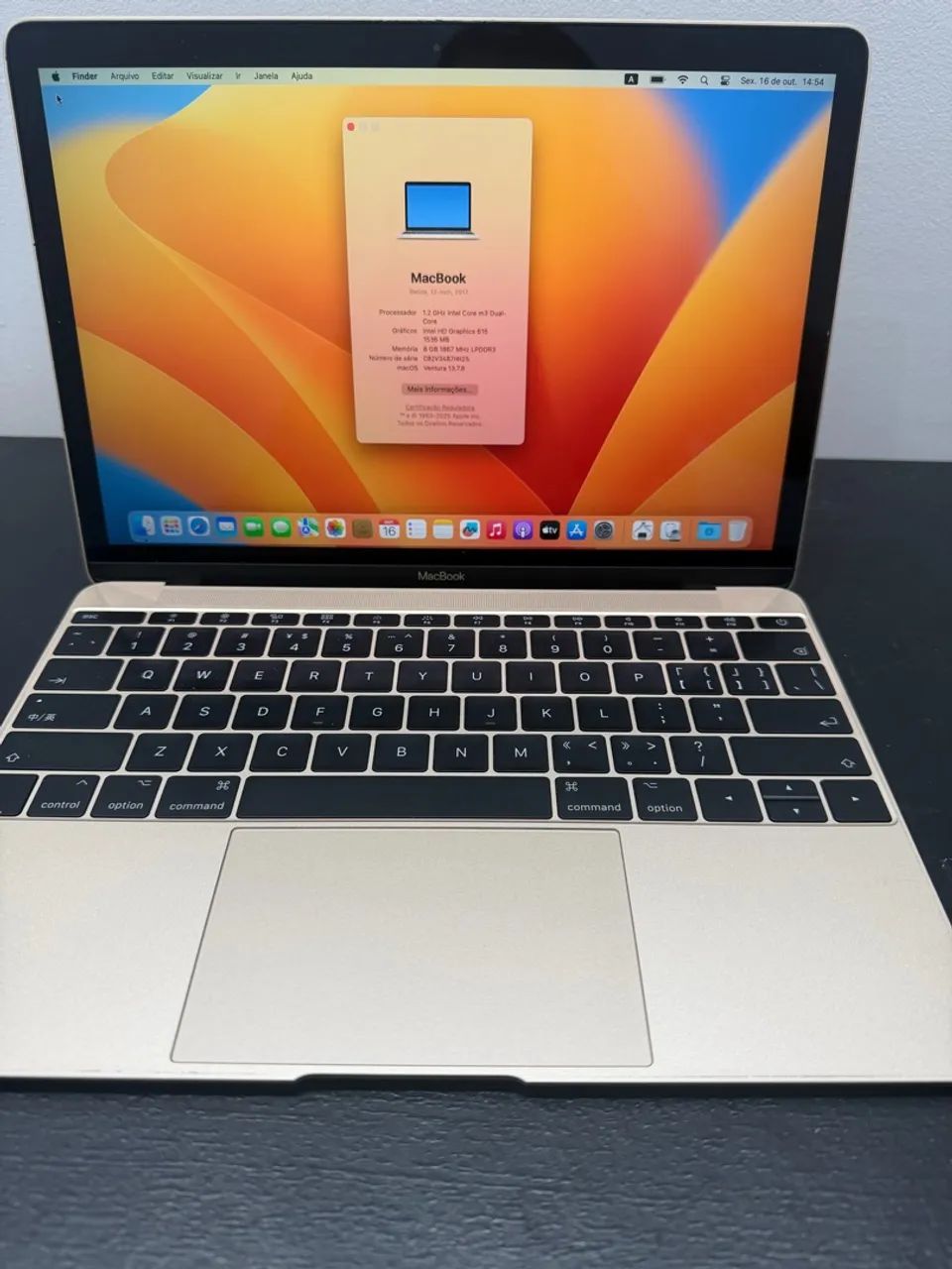 MACBOOK DOURADO 2017 COM APENAS 200 CICLOS - Foto 4