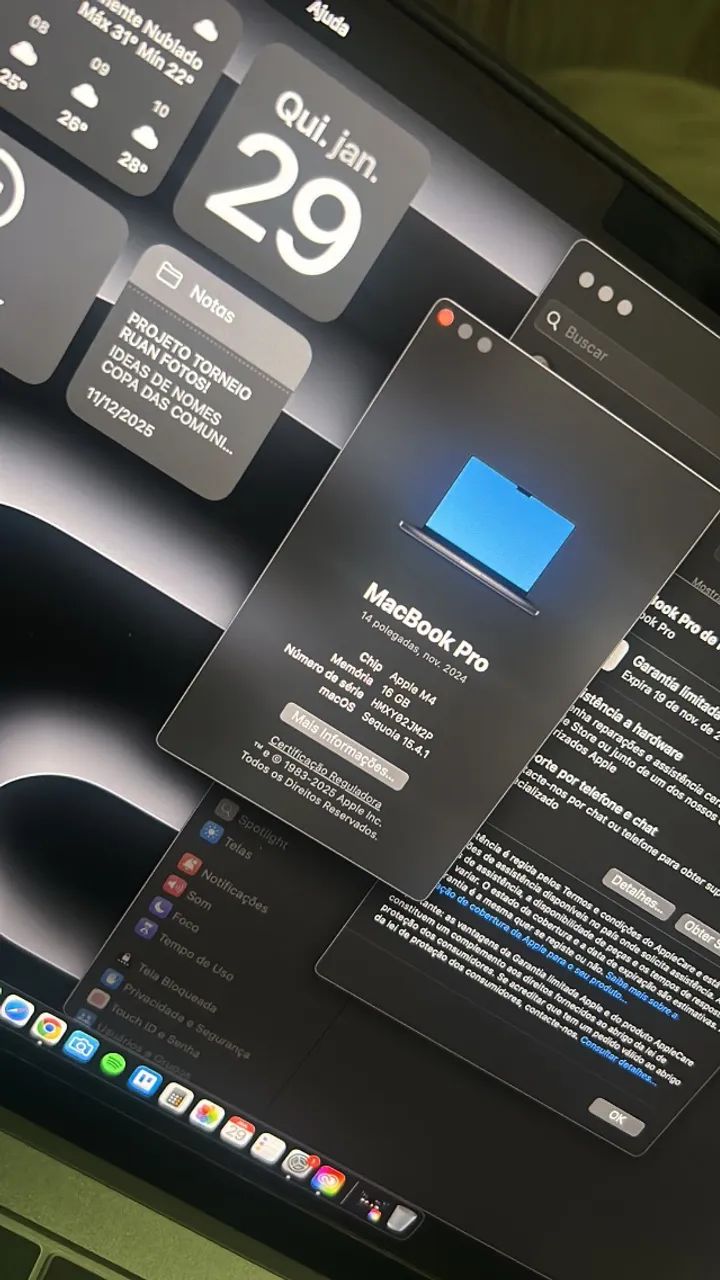 VENDE SE MACKBOOK M4 PRO - ACEITO TROCAS  - Foto 2