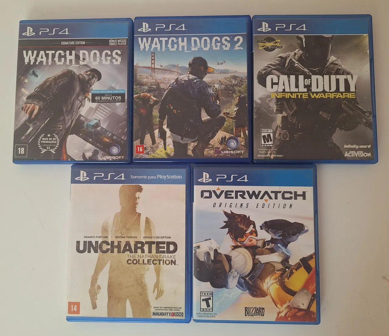PS4 original 500GB + 5 jogos - Foto 2