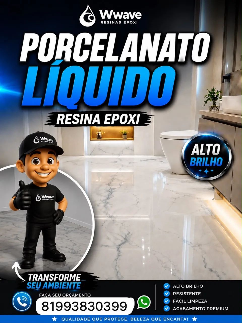 Porcelanato  em líquido 
