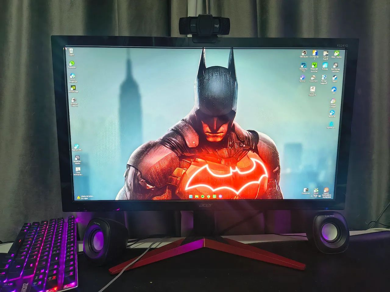 Monitor Gamer Acer 165Hz - Full HD, 23.6 Polegadas, 0.5ms FreeSync KG241Q S - Foto 4