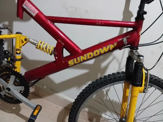 Bike com amortecedores 