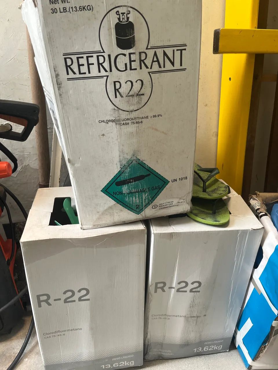 Gás de refrigeração 