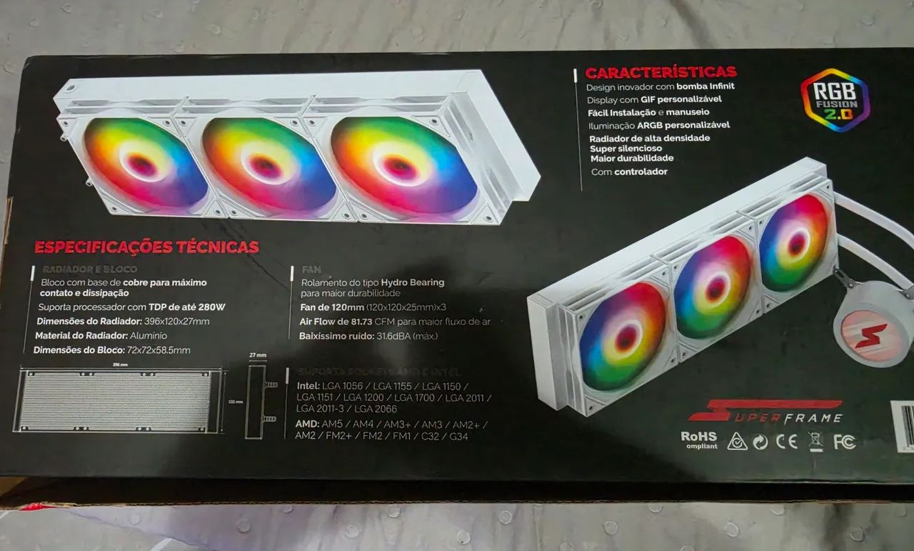 Walter cooler super frame magic 360 tela LCD. - Foto 2