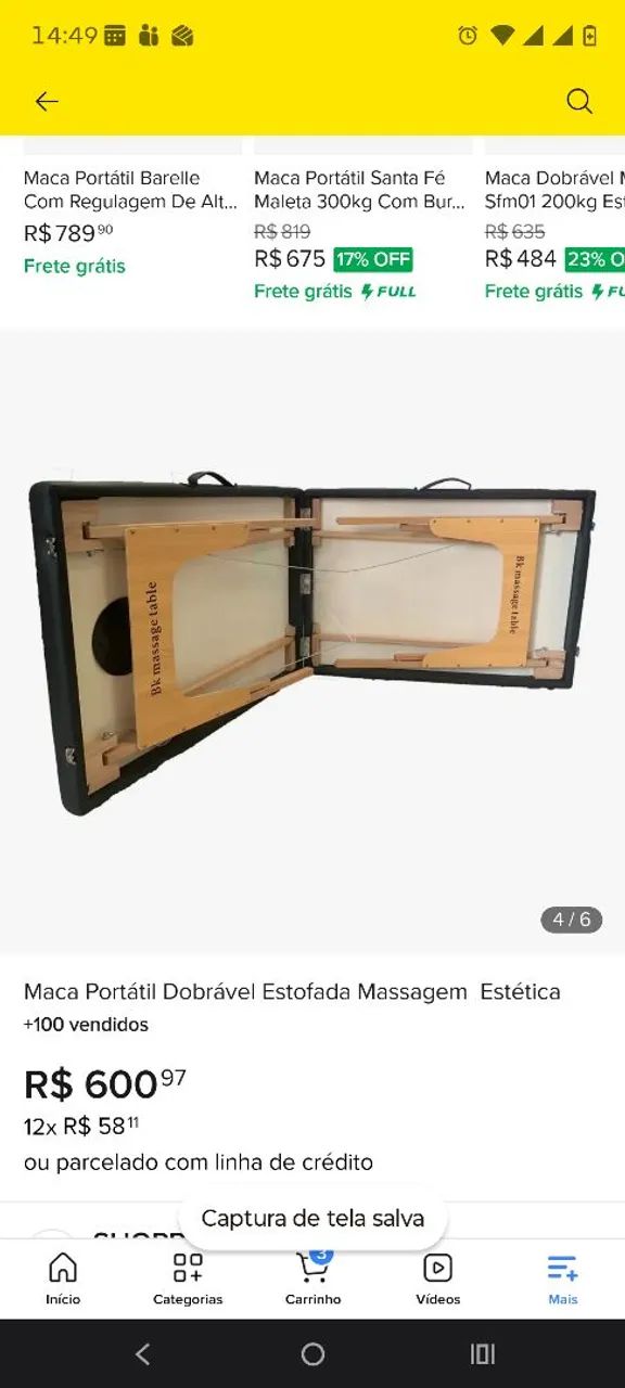Maca portátil dobrável  - Foto 3