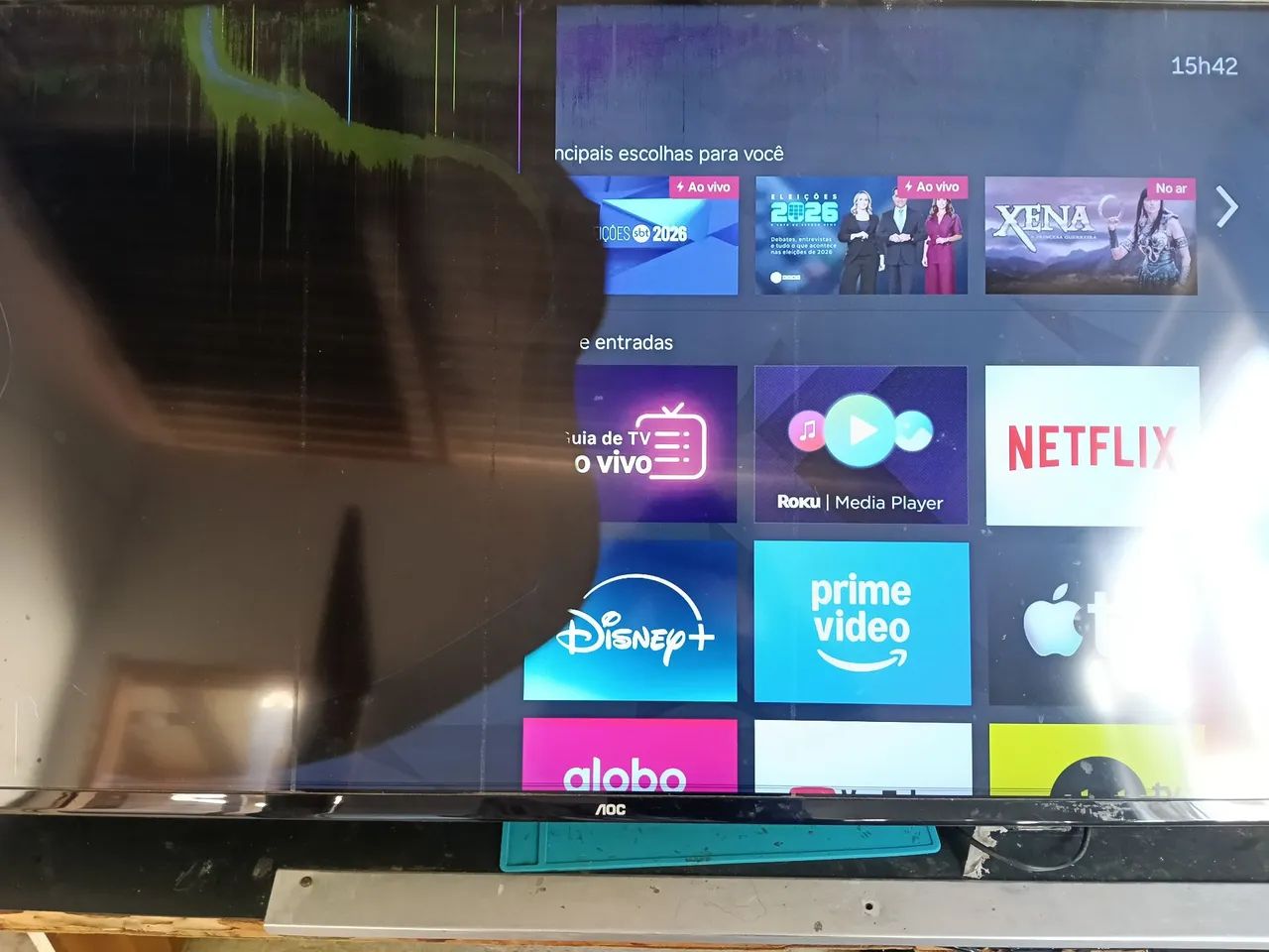 Vendo tv AOC para retirada de peça  - Foto 2