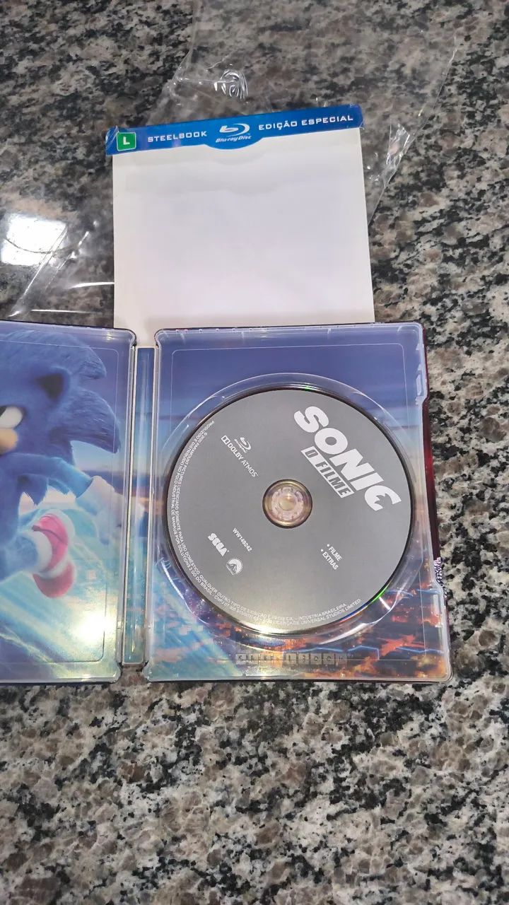 Stellbook+Blu-ray Sonic 1 e 2 - Foto 5
