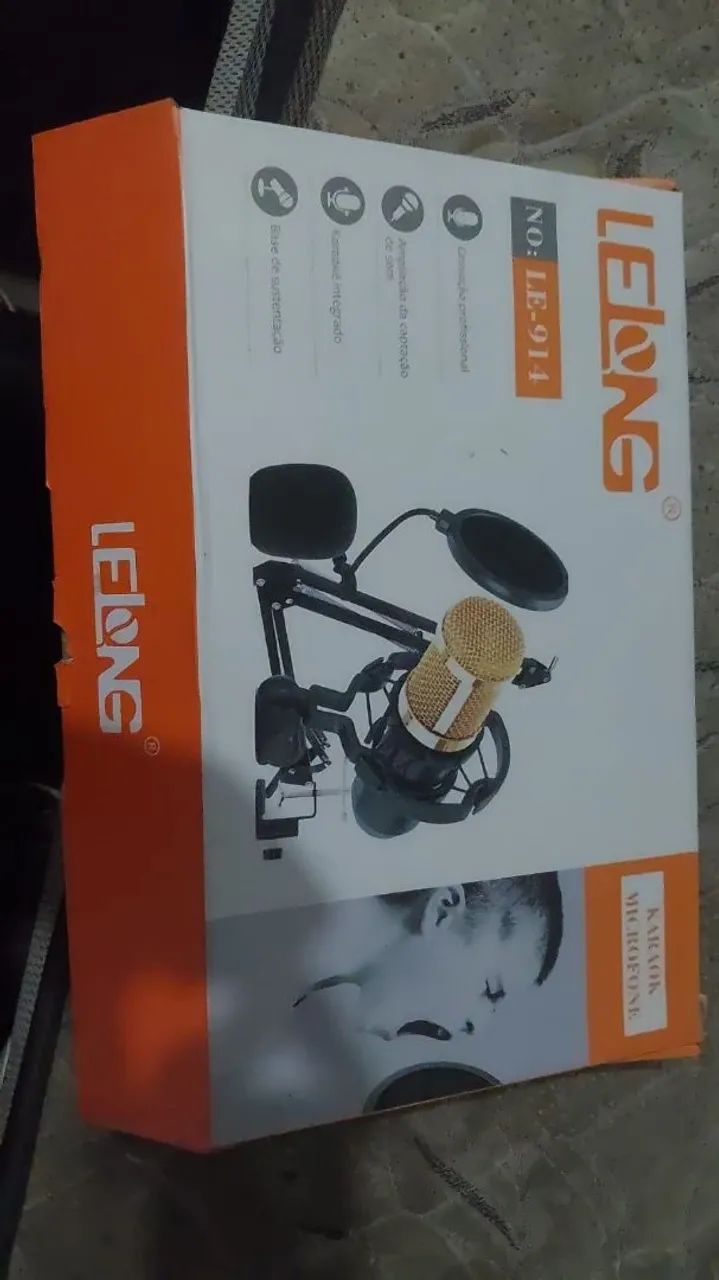 Vendo microfone de mesa Lelong - Foto 2