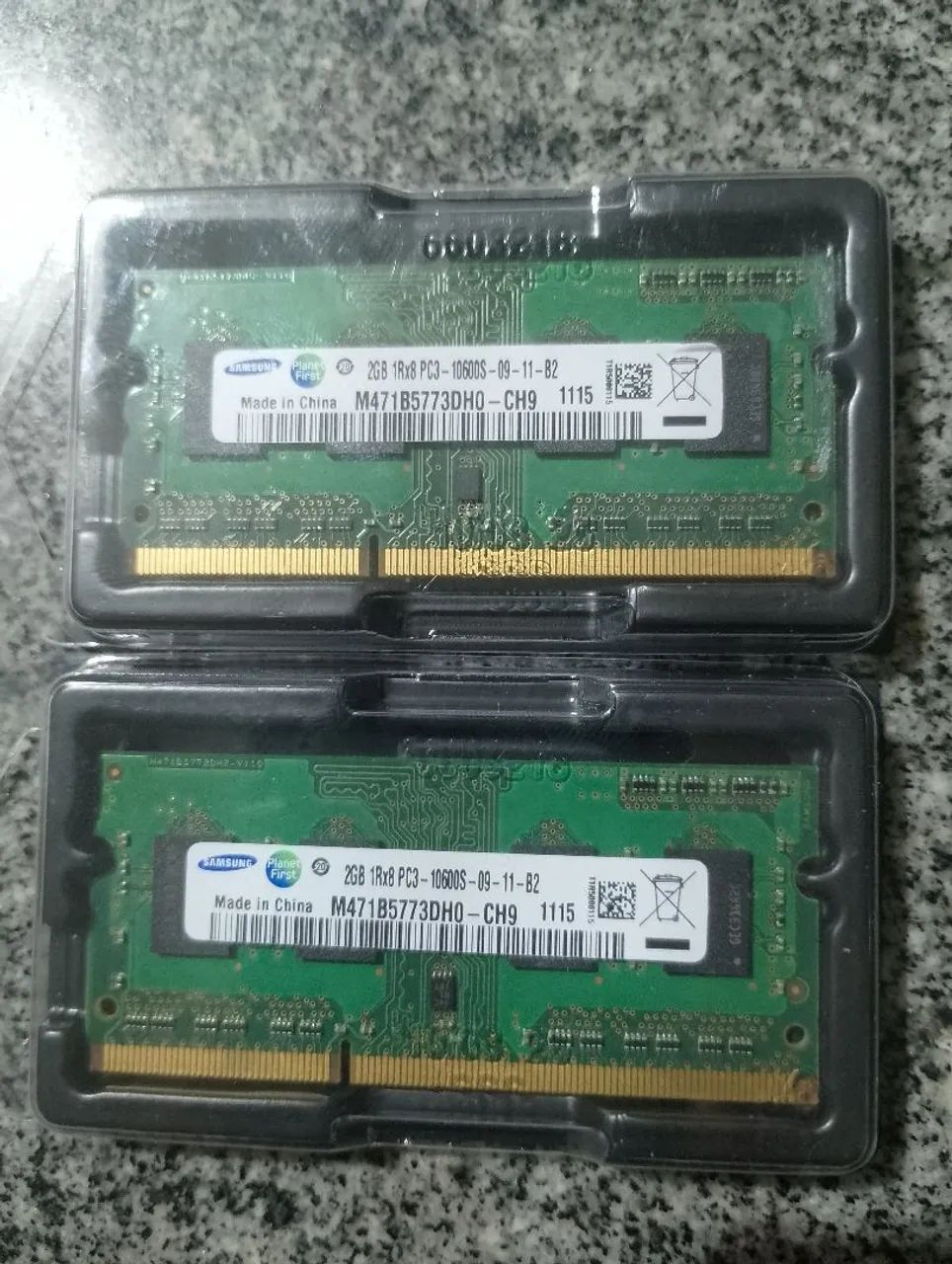 Memória RAM notebook DDR3 1333 Mhz 2x 2Gb