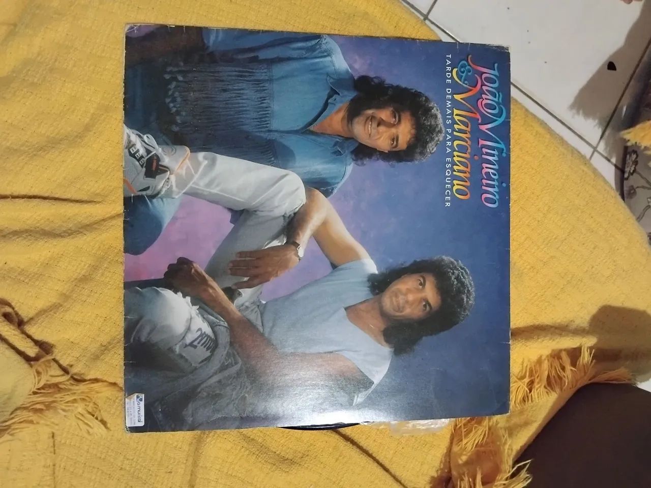 Disco de vinil João Mineiro e Marciano