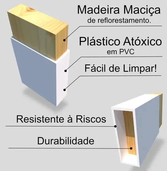 Cama Infantil com Grade Bella - Foto 3