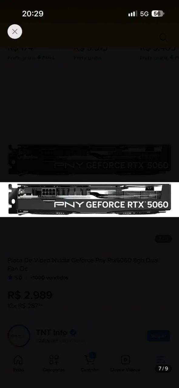 RTX 5060 PNY 8GB - Foto 3