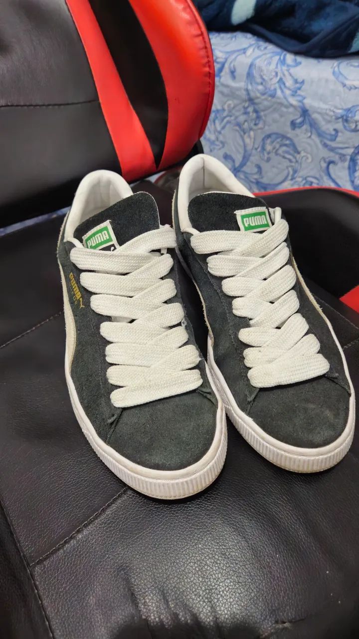 Puma Suede 41 preto - Foto 3