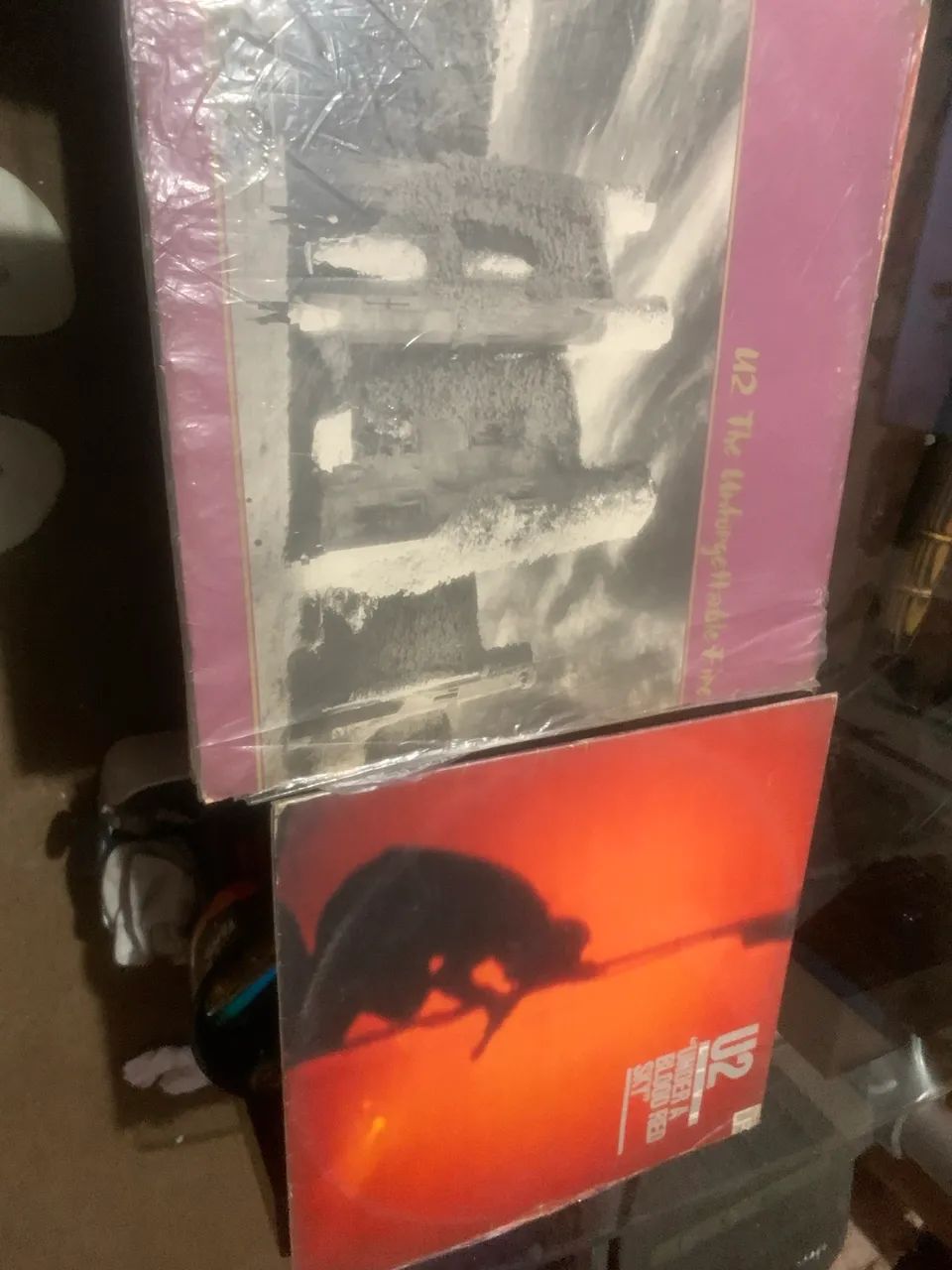 Dois vinis U2 antigo 