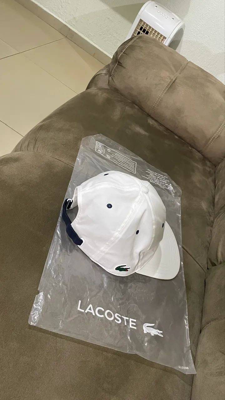 Boné Lacoste Djokovic branco  - Foto 2
