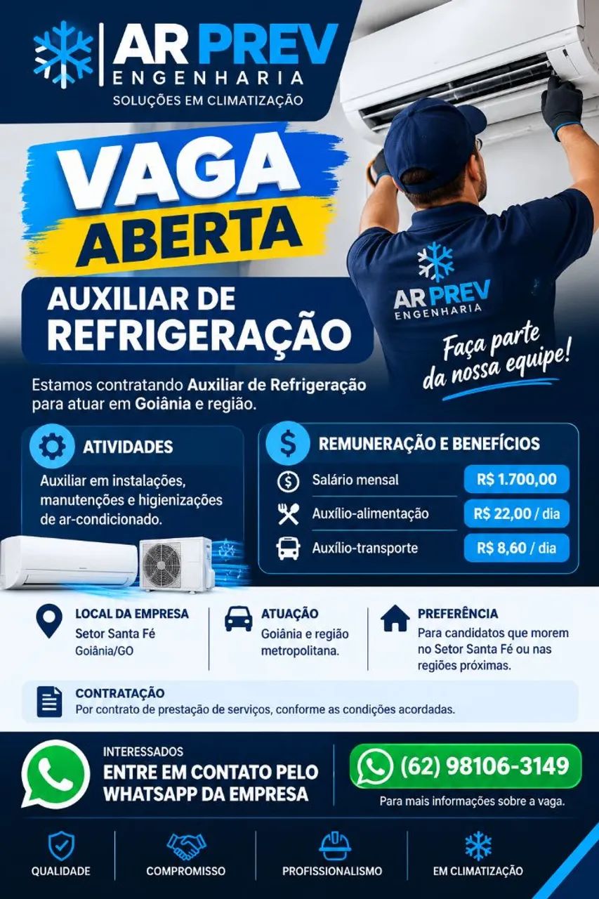 Vaga Auxiliar 