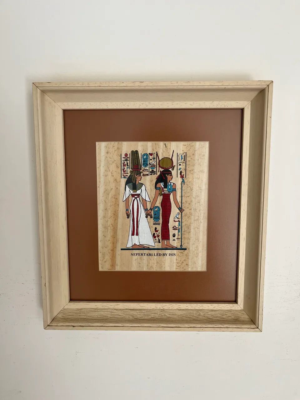 Quadro madeira Egito 