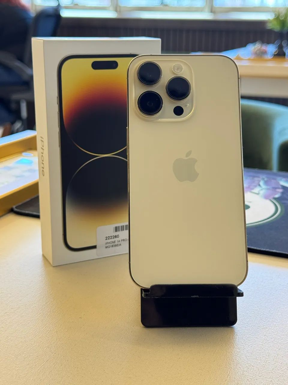 iPhone 14 Pro 256GB Gold - SEMINOVO - LOJA FÍSICA - Celulares e
