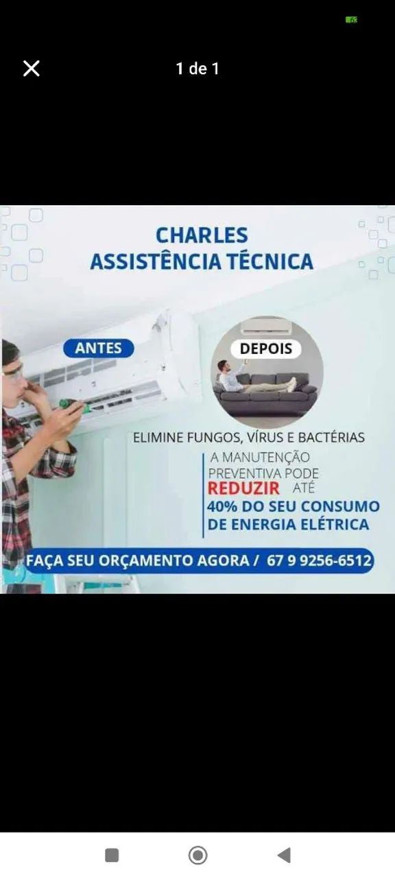Higienização de ar condicionado 