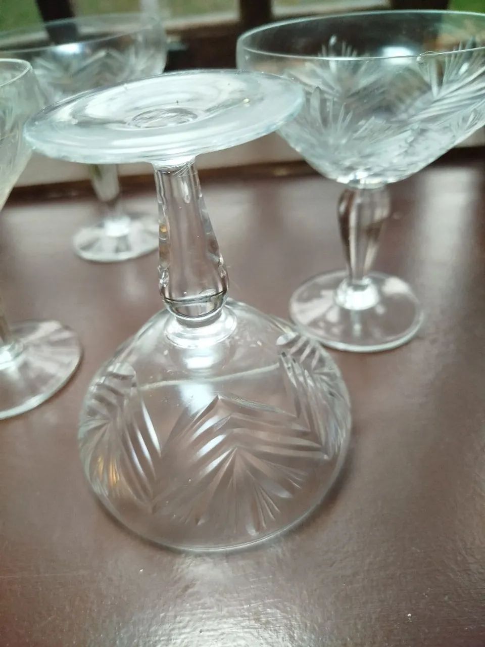 Taças antigas, estilo coupê,cristal de chumbo - Foto 3