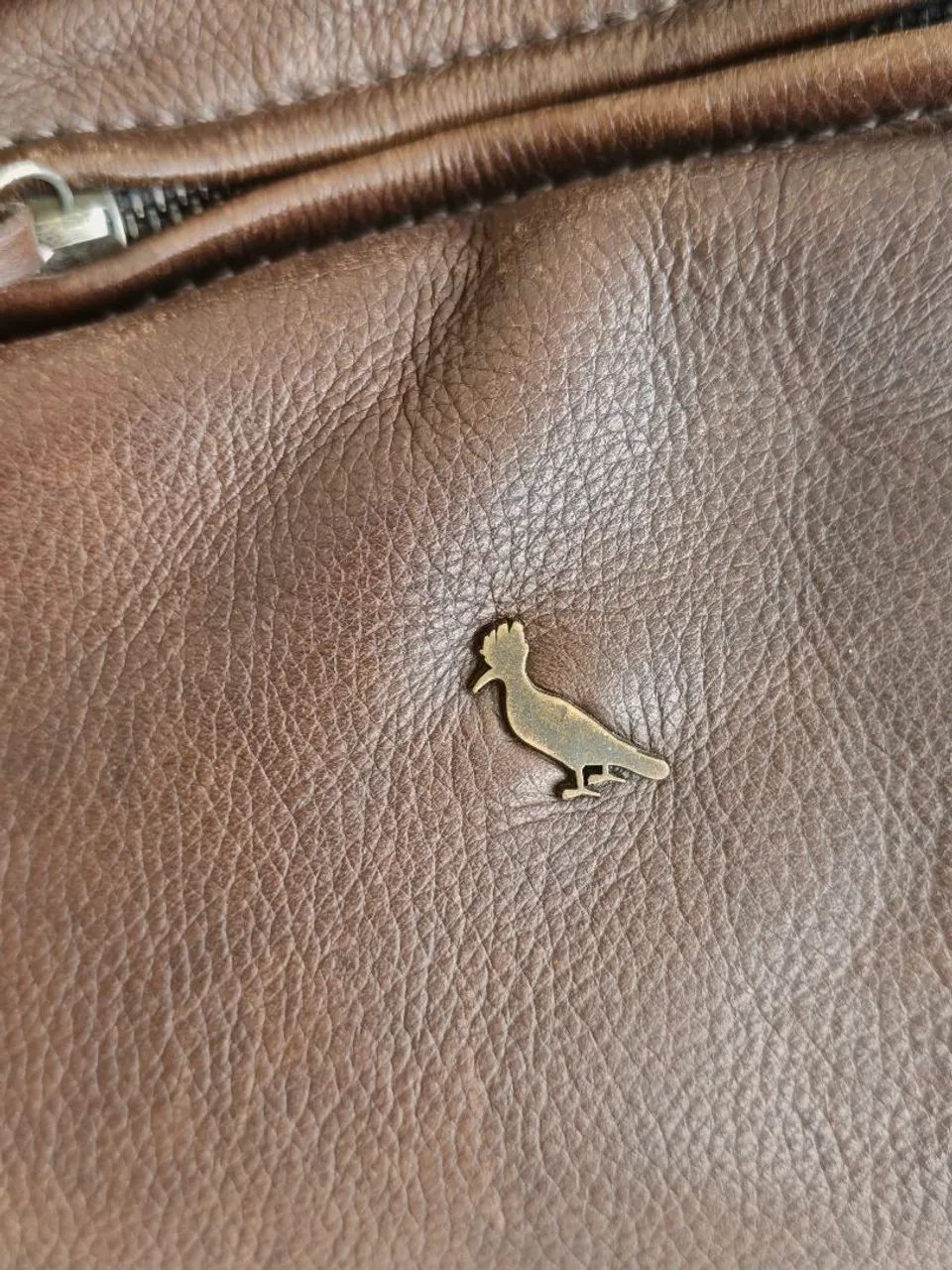 Mochila de couro da Reserva - ótimo estado - Foto 4
