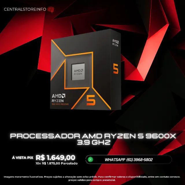 PROCESSADOR RYZEN 5 9600X AM5