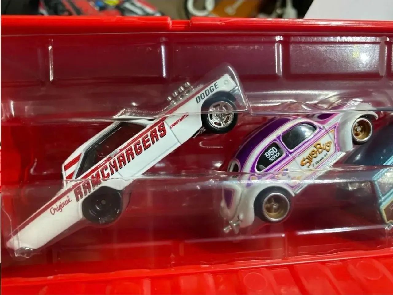 Set 5 Hot Wheels Drag Strip Demons Container  - Foto 3