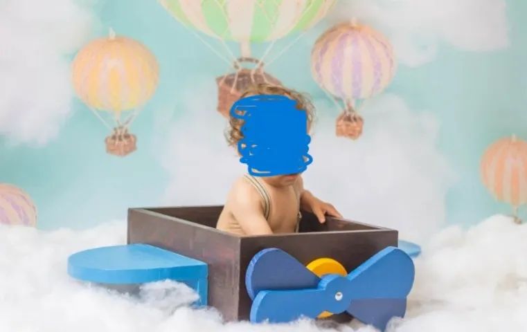 Prop para ensaio fotográfico - Avião