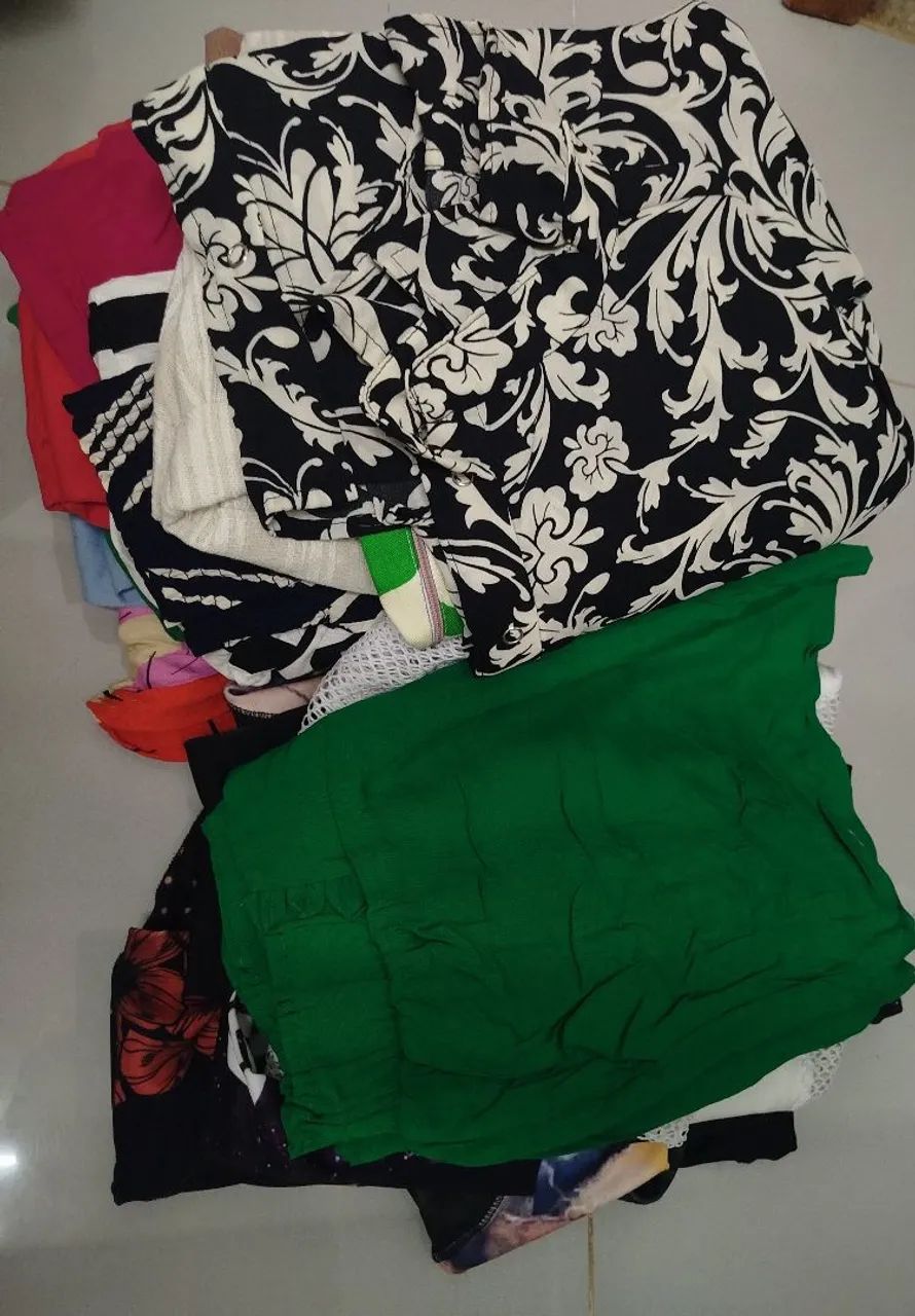 Lote de roupas femininas 