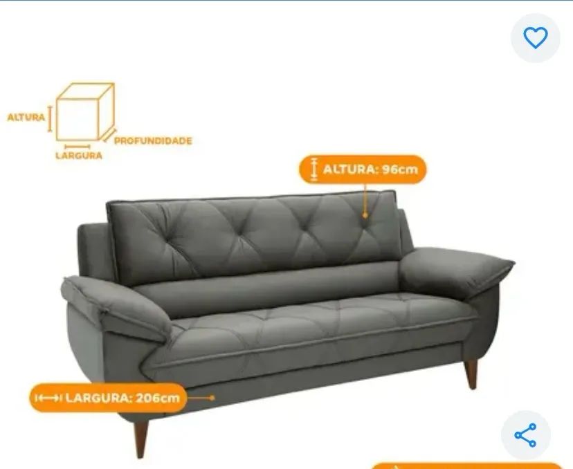 Vendo sofá seminovo  - Foto 5