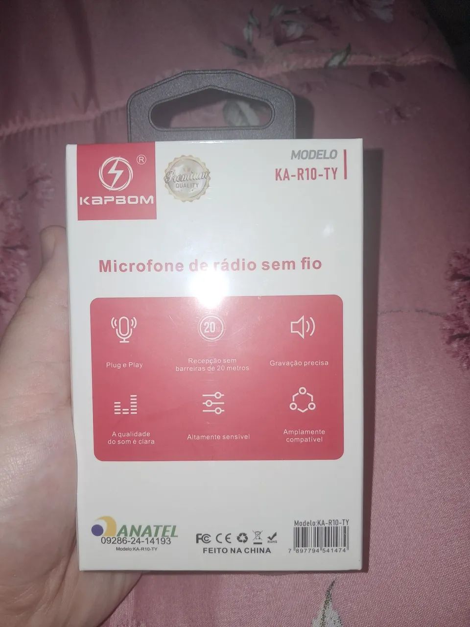 Microfone de rádio sem fio - Foto 2
