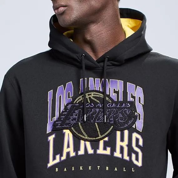 Blusa Moletom Nba Lakers Tam. M, Oficial Licenciada. Importado EUA - Foto 3