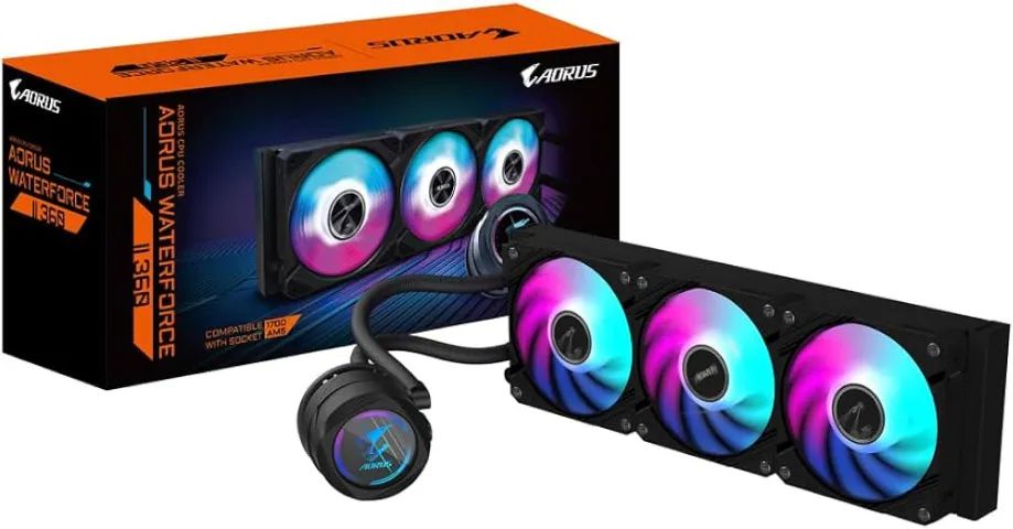 Water Cooler Gigabyte Aorus Waterforce II 360, ARGB, 360mm - Foto 2