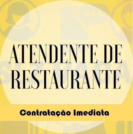 Atendente de Restaurante
