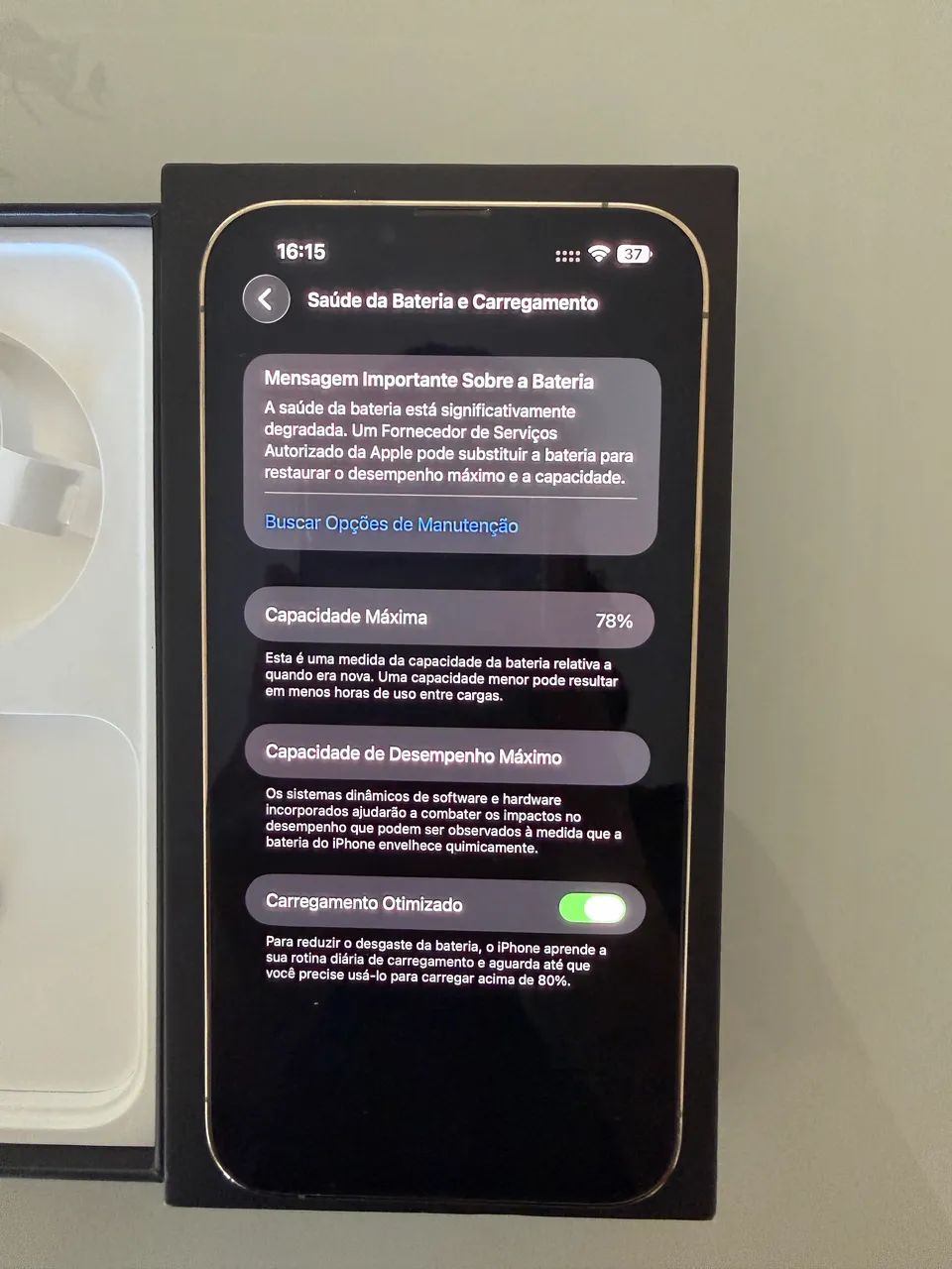 iPhone 13 Pro Max Dourado - 256GB - Foto 3
