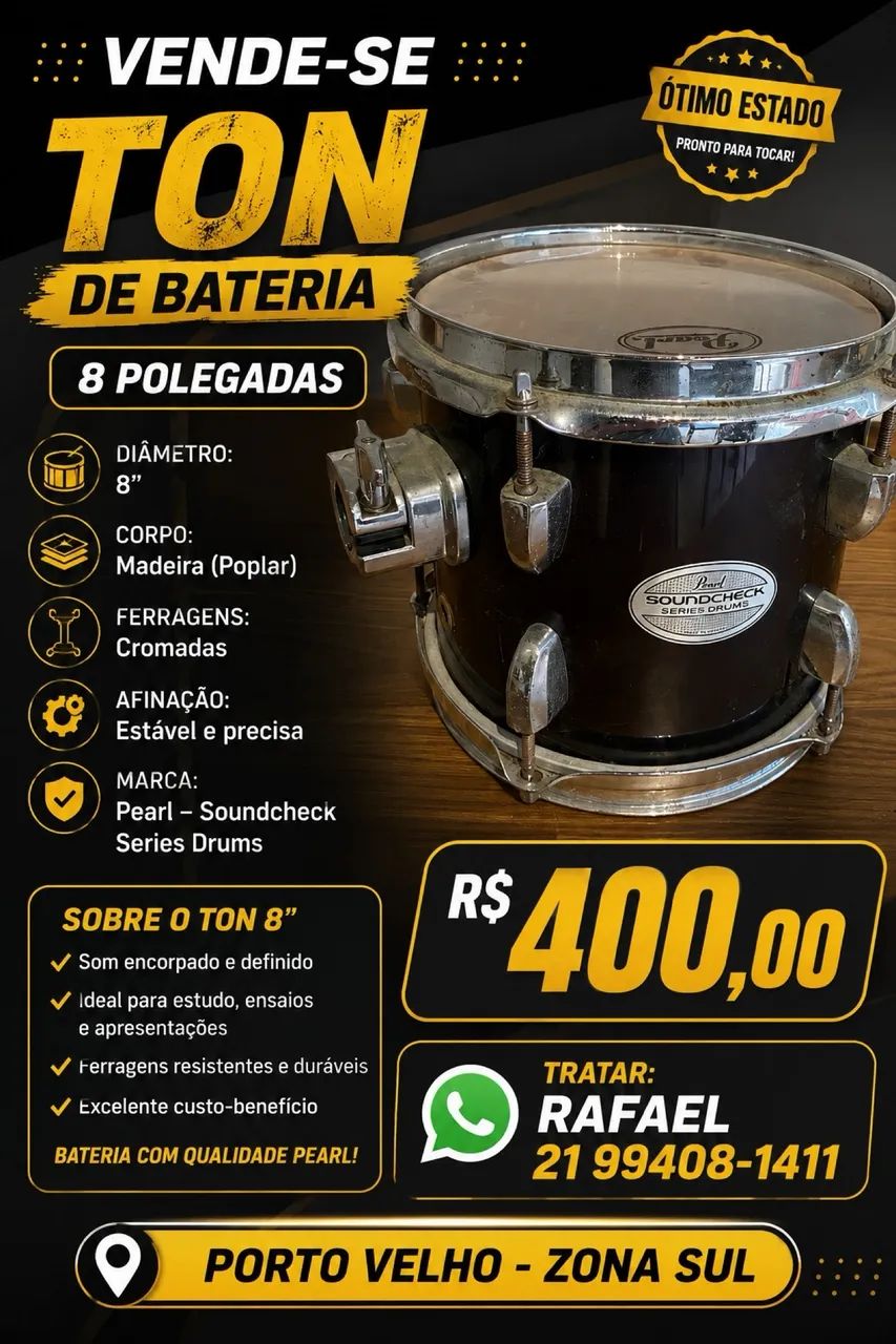 Ton 8 polegadas - Foto 3