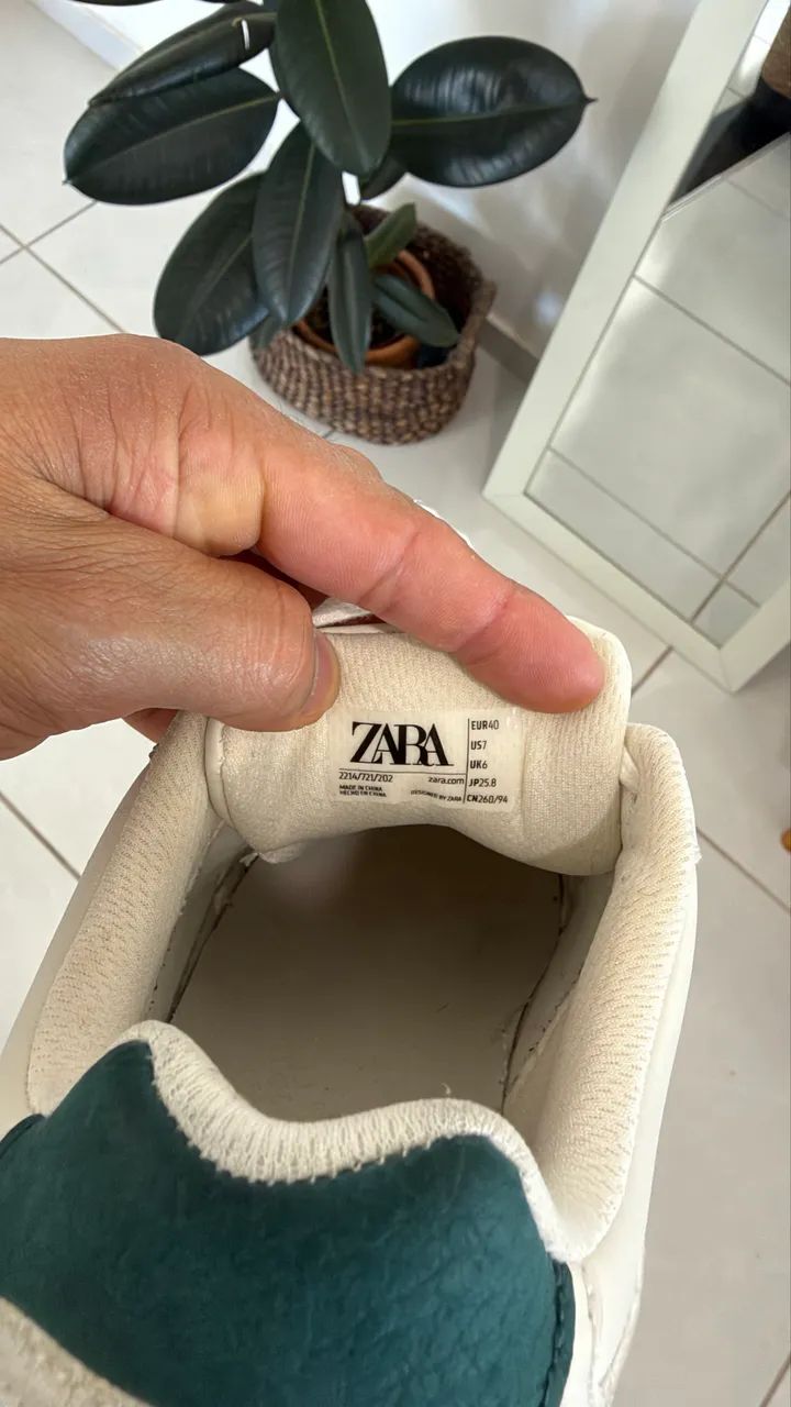 VENDO Tênis ZARA - 39 - Foto 2