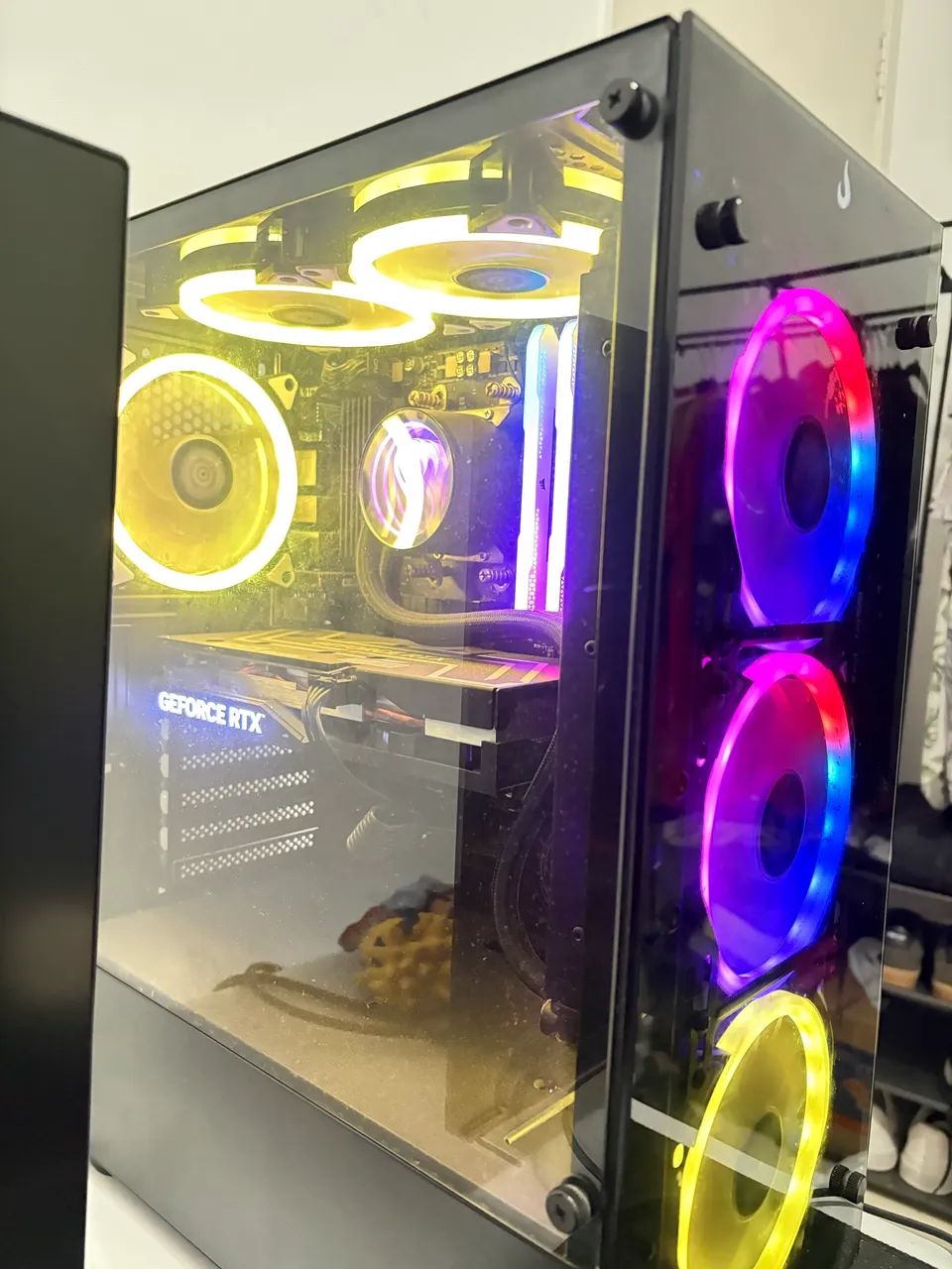 Gabinete gamar rise mid tower usado - Foto 4