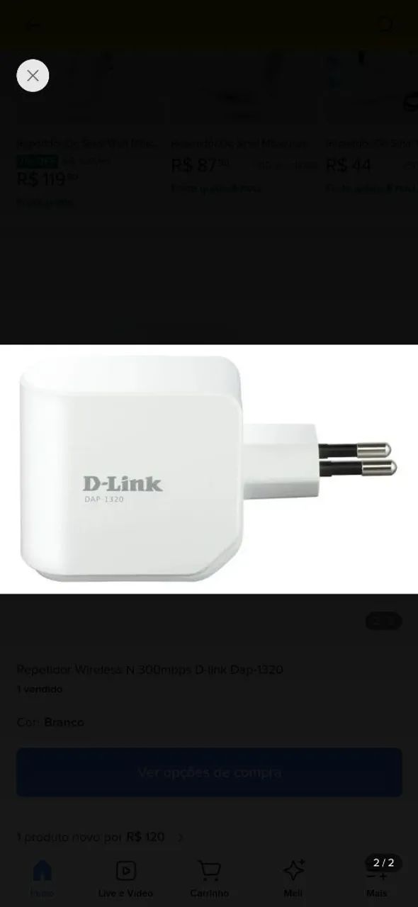 Repetidor de sinal D-link