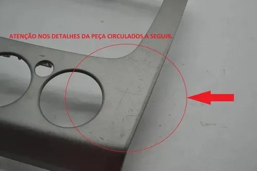 Moldura Central Painel Ford Focus 2009 Ate 2013 Origina Cinza - Foto 2